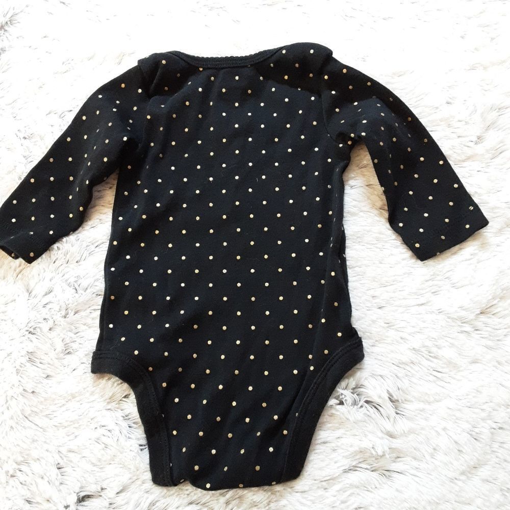 Carter's Onesies Polka Dot Embroidered Set of 2 size 3 mos - Picture 5 of 7